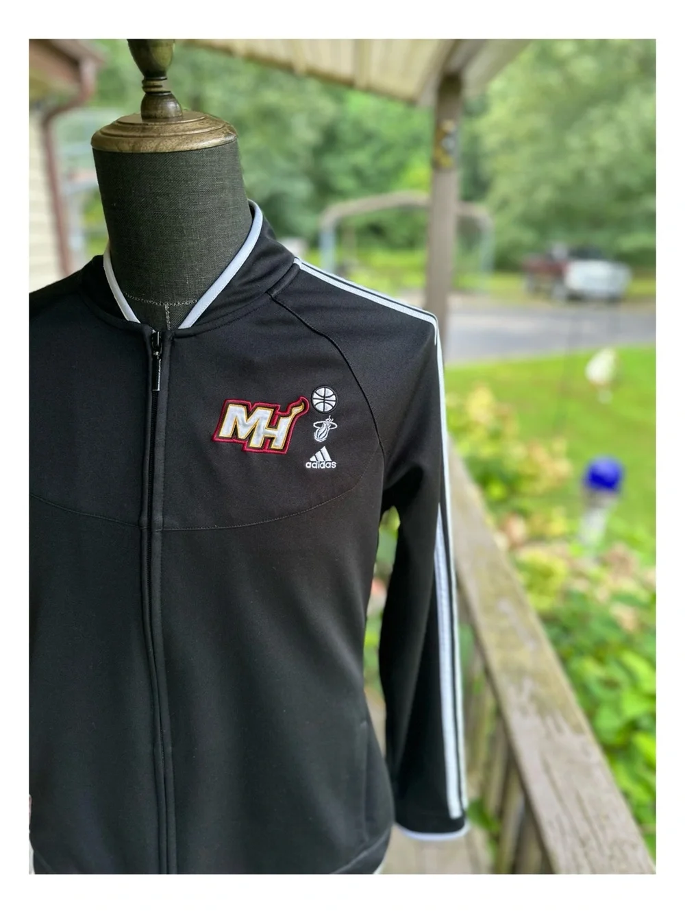 Adidas Miami Heat Basketball Warm Up Jacket 09/2012 Size XL